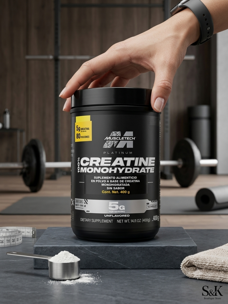 MuscleTech Platinum 100% Creatine Monohydrate (400 g / 80 Porciones)